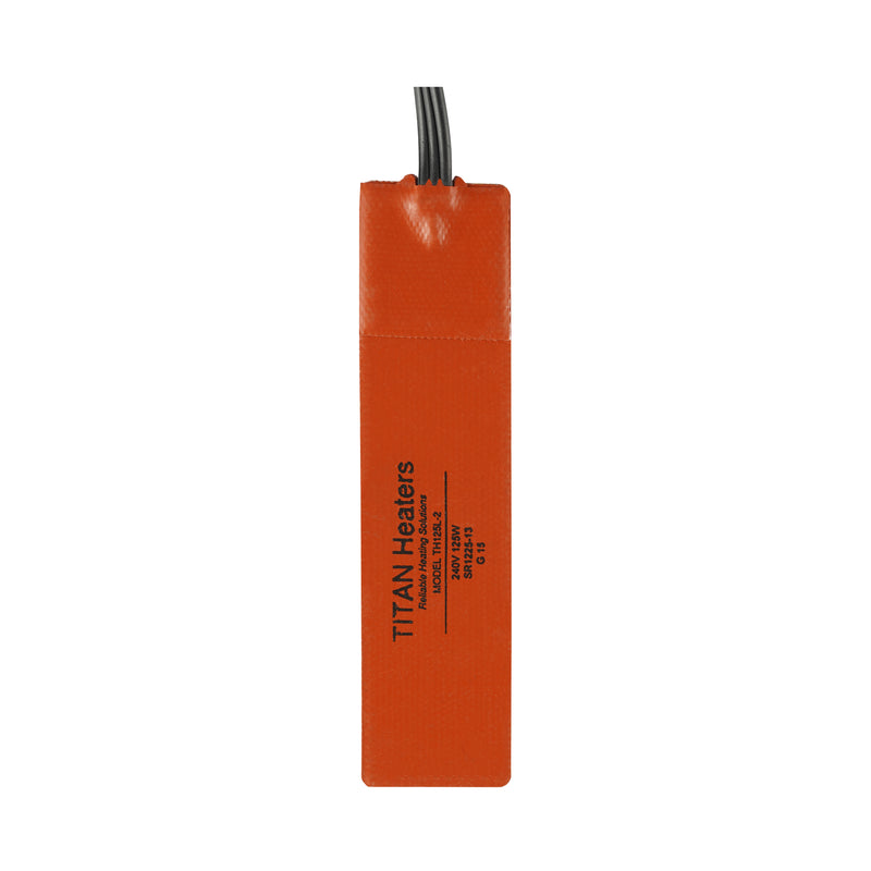 Titan Long Profile Silicone Heater Pad – 240V AC – 125W – 6″ × 1.5″
