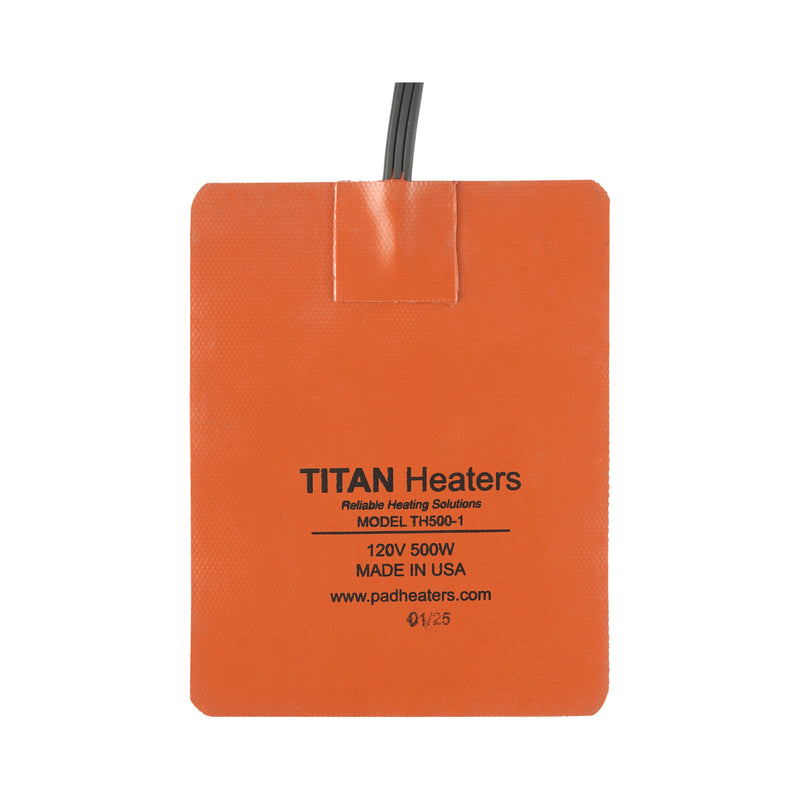 Titan Engine Fluid Heater Pad – 120V AC – 500W – 5.25″ × 7″