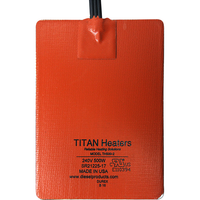 Titan Engine Fluid Heater Pad – 240V AC – 500W – 5.25″ × 7″