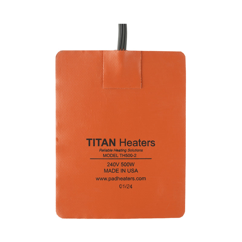 Titan Engine Fluid Heater Pad – 240V AC – 500W – 5.25″ × 7″