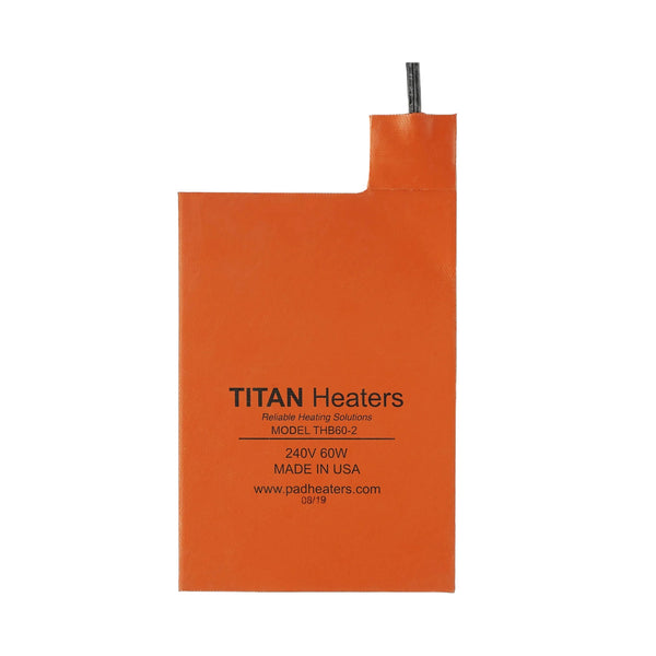 Titan Heavy-Duty Battery Warmer Pad – 240V AC – 60W – 5.75″ × 8.25″