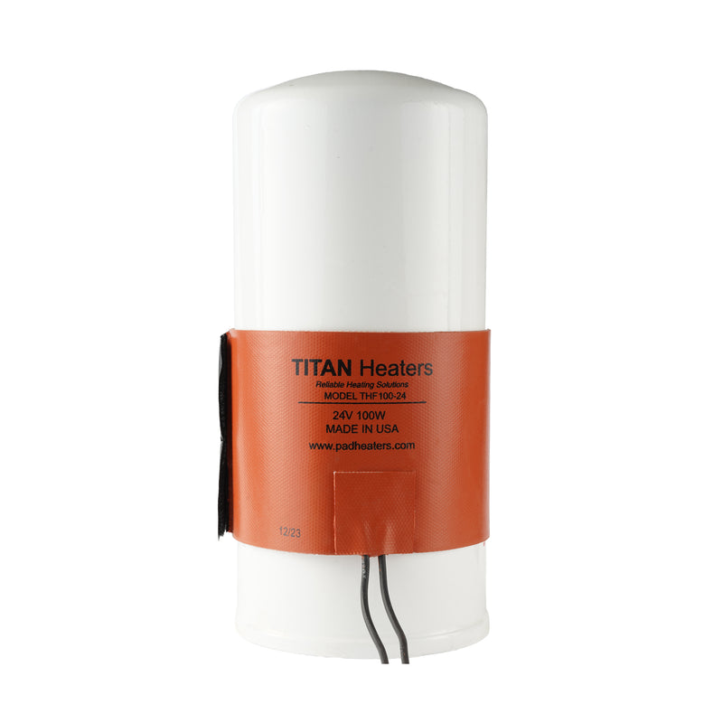 Titan Fuel Filter Heater Pad – 24V DC – 100W – 4″ × 12″